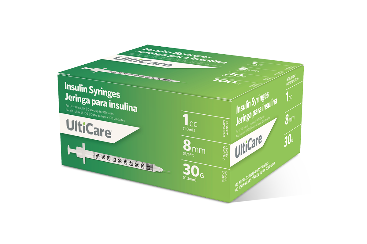 09319 UC 100 CT SYR 1 CC 30 G 8mm 3 QTR