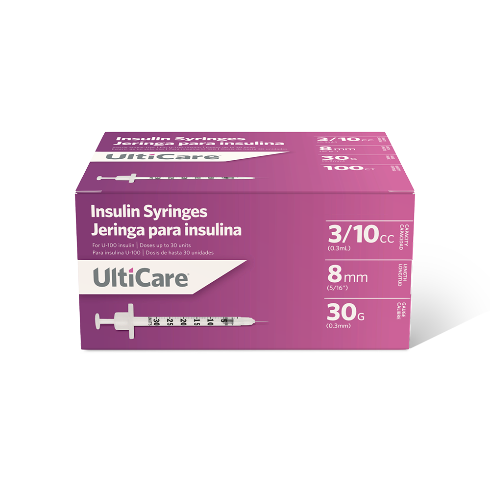 UltiCare U-100 Insulin Syringes