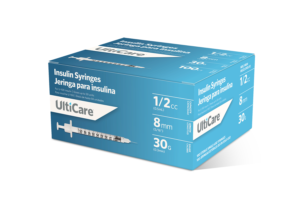 09359 UC 100 CT SYR 5 CC 30 G 8mm 3 QTR