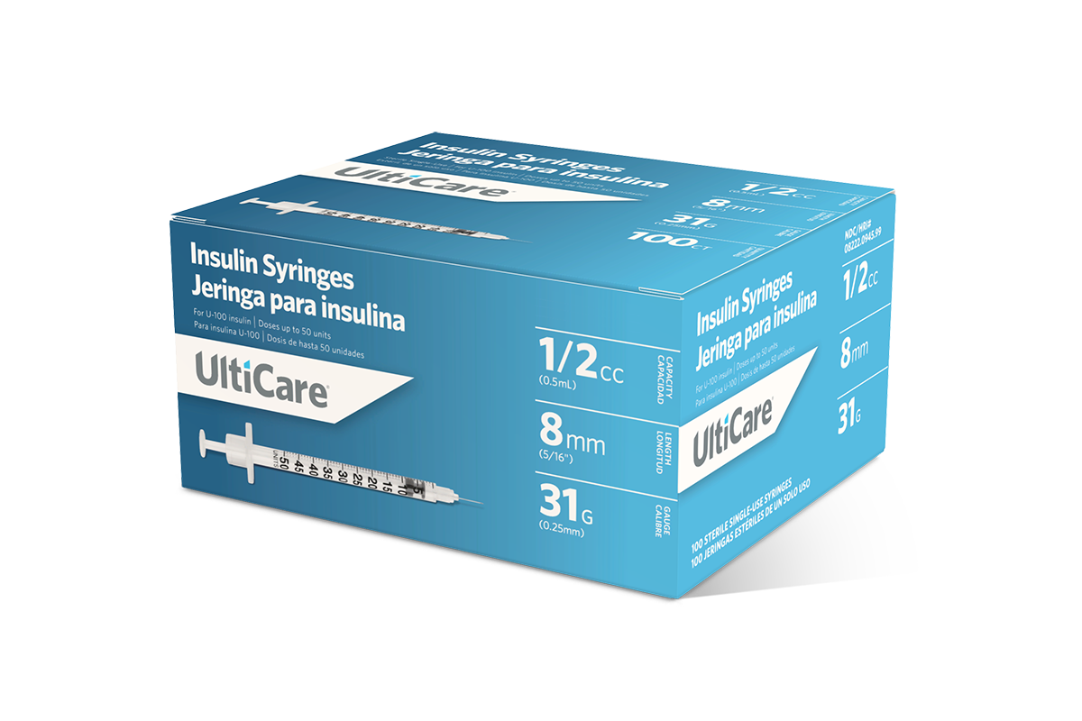 09459 UC 100 CT SYR 5 CC 31 G 8mm 3 QTR
