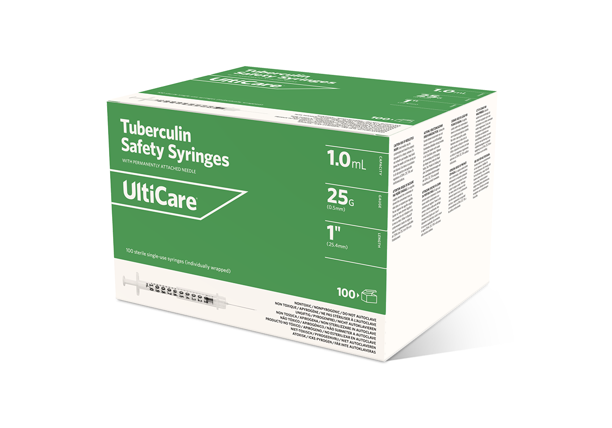 25110 UC 100 CT TB SAFETY SYR 1 ML 25 G 1 3 QTR