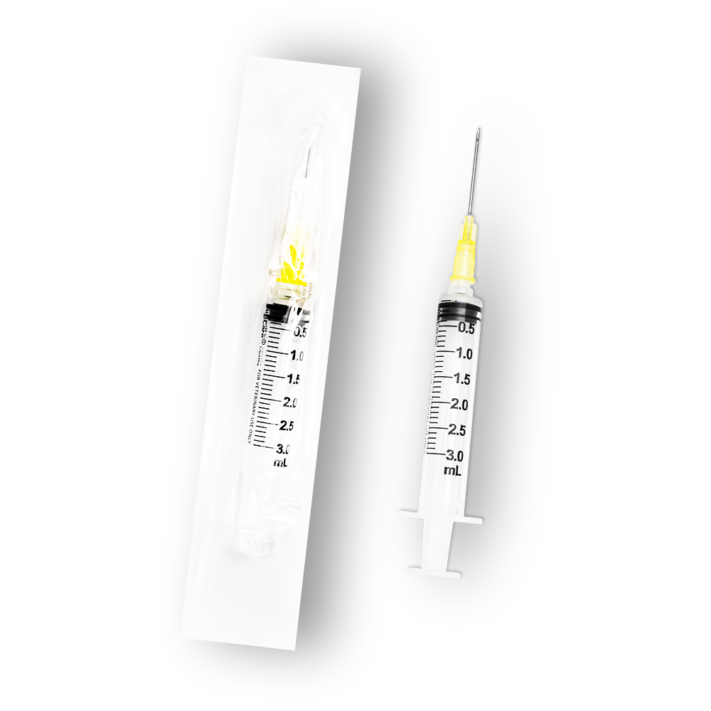 36003 SP Vet Rx 3m L 20 G 1 LS Syringe