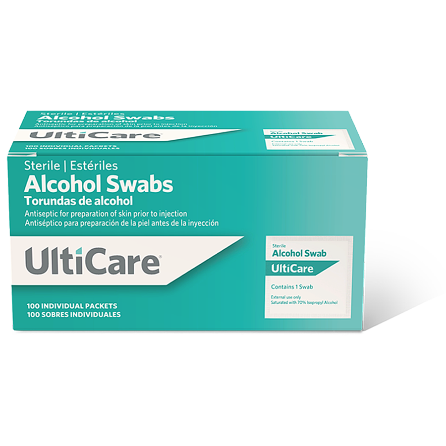 44000 UC Alcohol Swabs 100ct Front