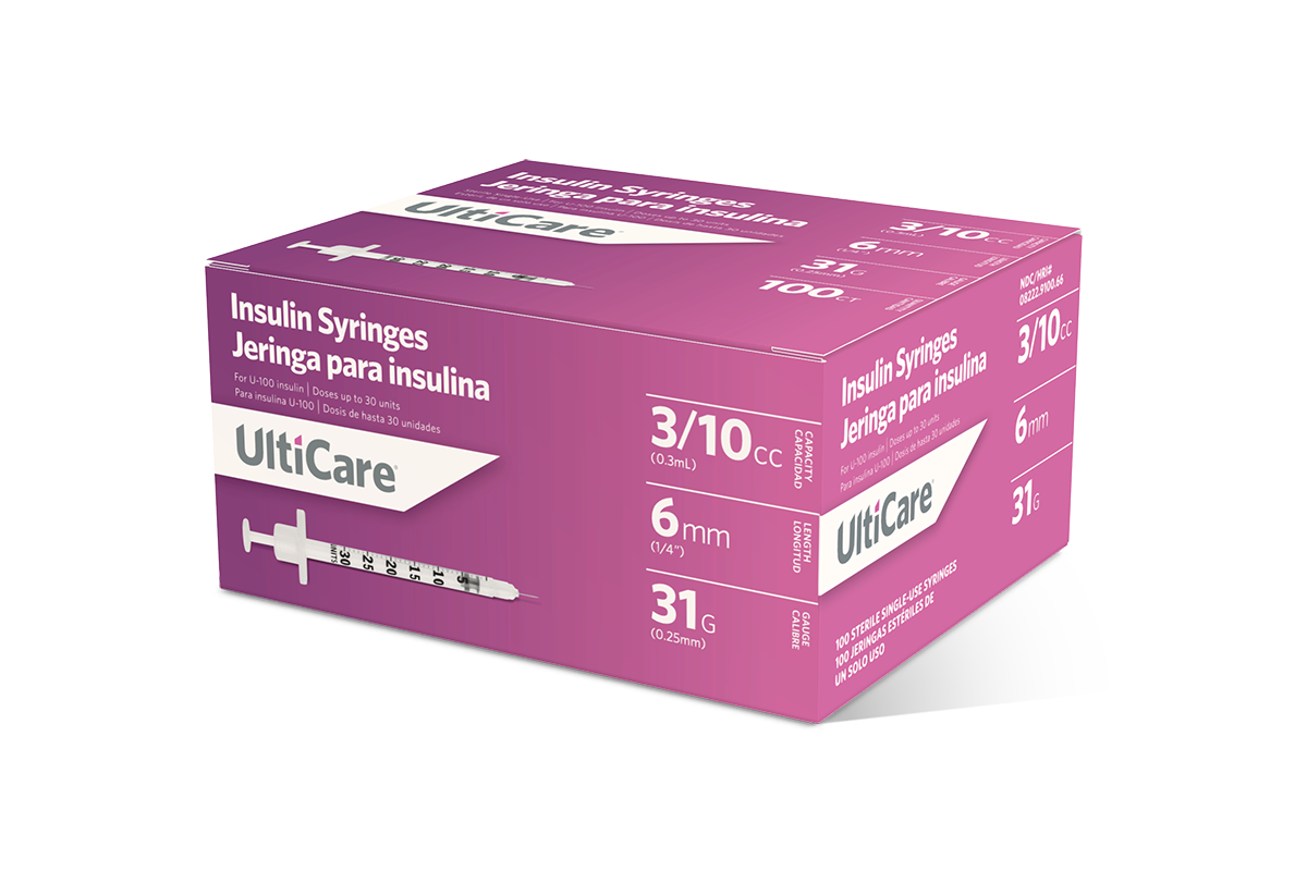 91006 UC 100 CT SYR 3 CC 31 G 6mm 3 QTR