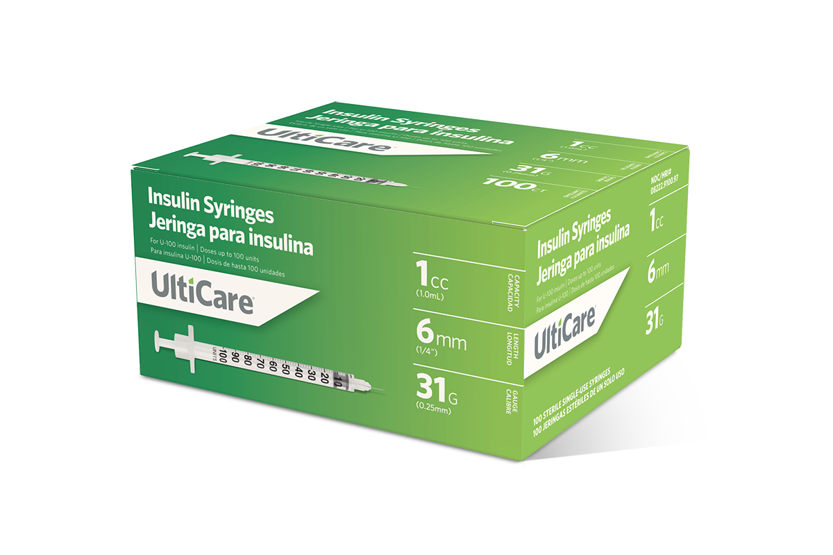 91009 UC 100 CT SYR 1 CC 31 G 6mm 3 QTR