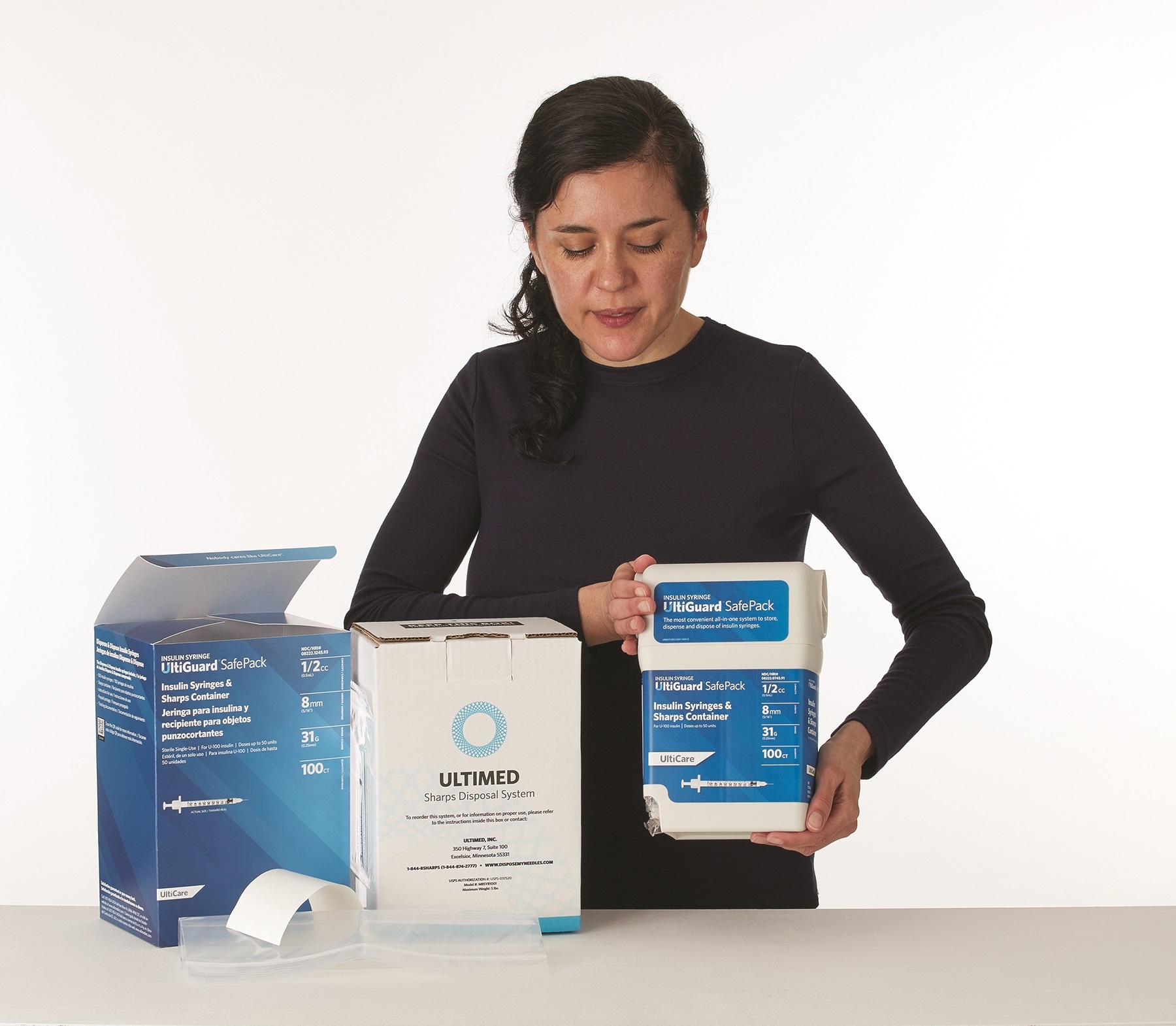 Insulin Syringe UltiGuard Safe Pack Sharps Container… UltiMed, Inc