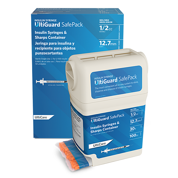 Mail Back Insulin Syringe 5cc 12 7mm x30 G