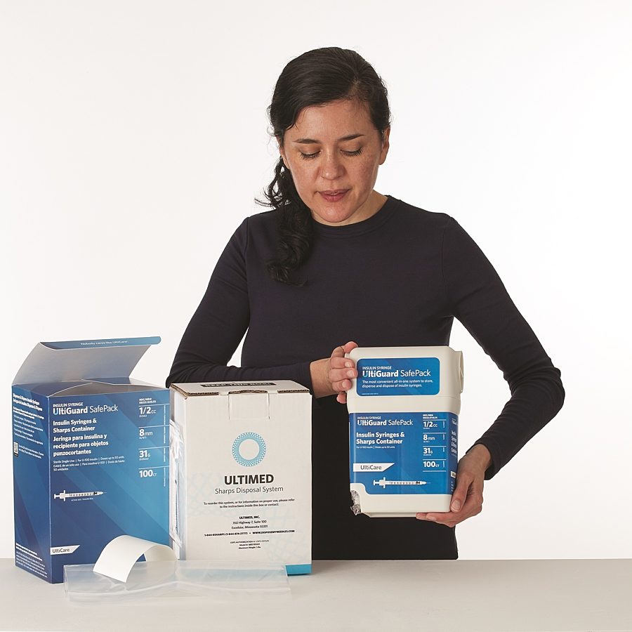 Insulin Syringe Box Seal Sign Send