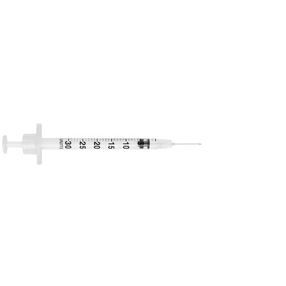 0013 5 U100 3cc 30 G 12mm NO CAP