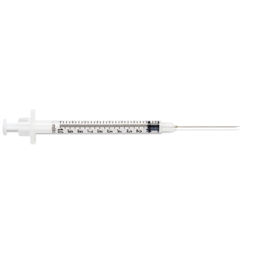 UltiCare Low Dead Space Syringes 1 mL 38.1mm (1-1/2") x 22G