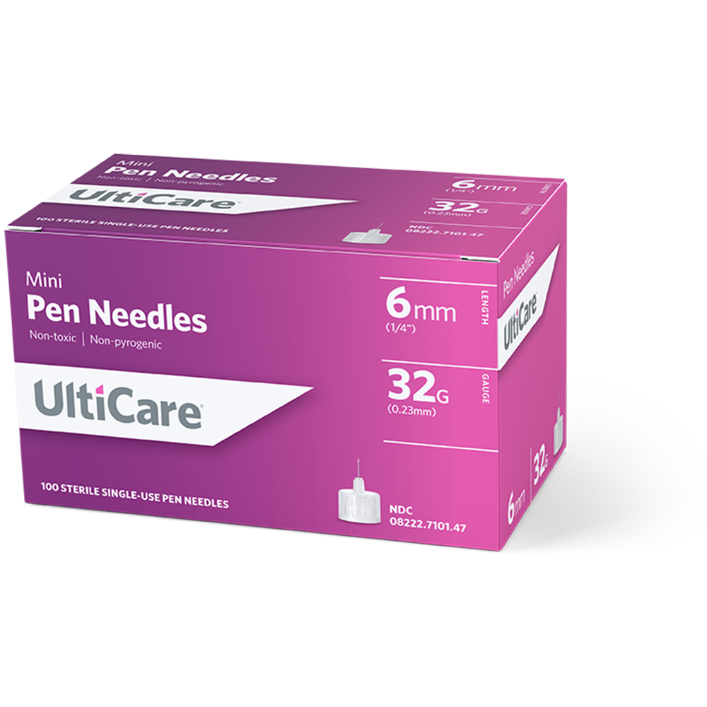 UltiCare Pen Needles 6mm x 32G Mini