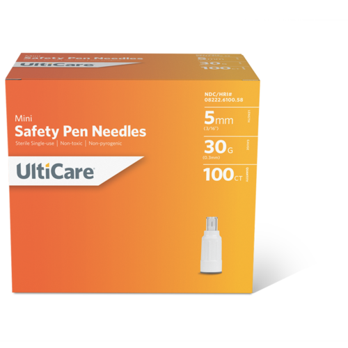  UltiCare Pen Needles 4mm (5/32”) x 32G Micro, 100 Count: for  at-Home Insulin Injections, Compatible with Most Pen Injector Devices :  Arts, Crafts & Sewing