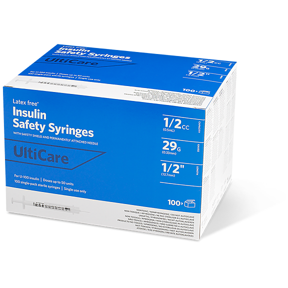 0000 03259 5m L 29gx1 2 Insulin Safety Syringe 3 QTR