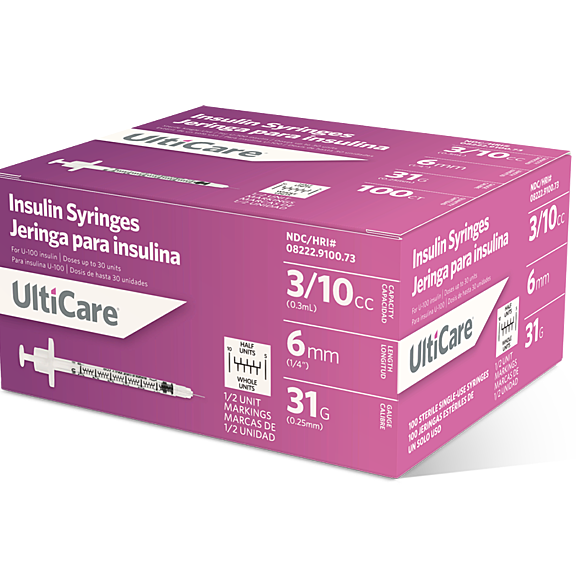 91007 UC 100 CT SYR 3 CC 31 G 6mm HU 3 QTR