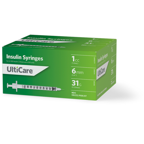 Ulticare U 100 Insulin Syringes Ultimed Inc
