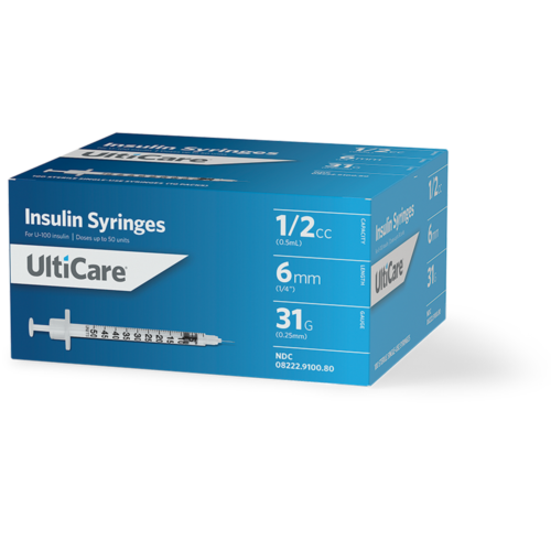 Ulticare U 100 Insulin Syringes Ultimed Inc
