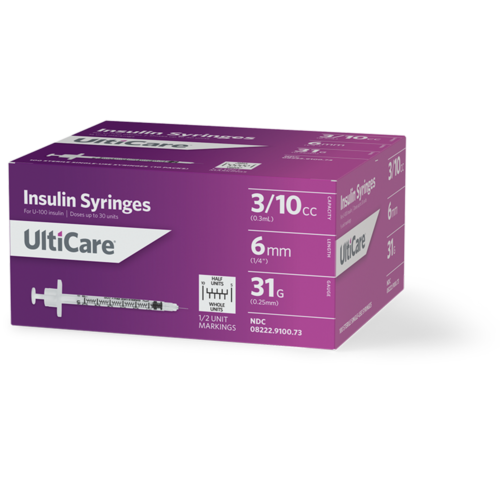 Ulticare U 100 Insulin Syringes Ultimed Inc Ulticare U 100 Insulin Syringes Ultimed Inc