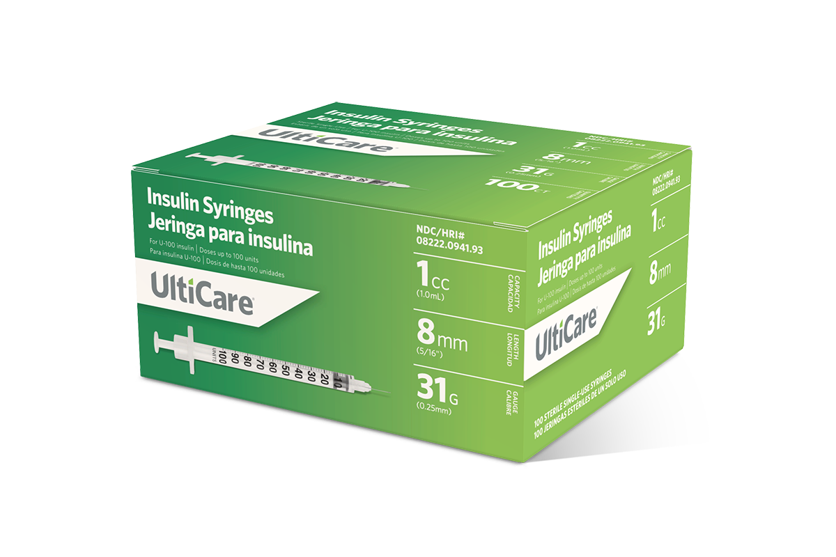 UltiCare U-100 Insulin Syringes