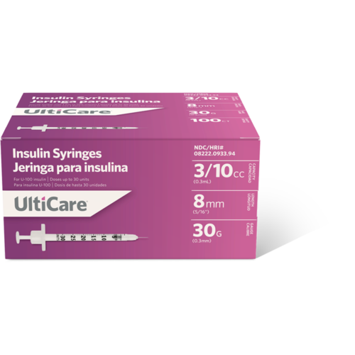 UltiCare U-100 Insulin Syringes