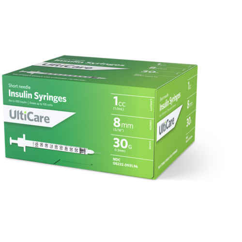 Ulticare U 100 Insulin Syringes Ultimed Inc