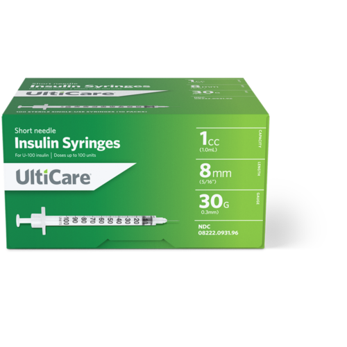 UltiCare U-100 Insulin Syringes