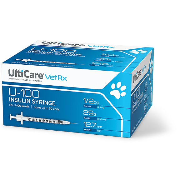0001 09250 Vet Rx U100 5cc 3qtr