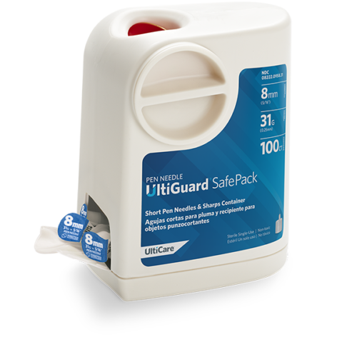 UltiGuard Safe Pack Pen Needles 8mm x 31G Short