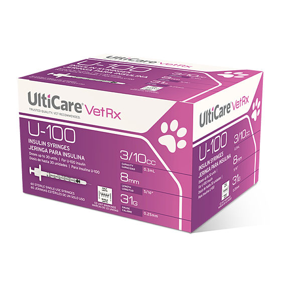 09436 Vet Rx U100 3cc HU 3 QTR