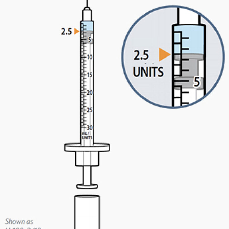 insulin syringe units