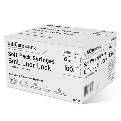 UltiCare VetRx Soft Pack 6mL Luer Lock