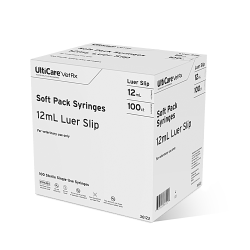 UltiCare VetRx Soft Pack 12mL Luer Slip
