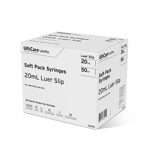 UltiCare VetRx Soft Pack 20mL Luer Slip