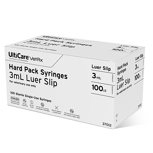 UltiCare VetRx Hard Pack 3mL Luer Slip