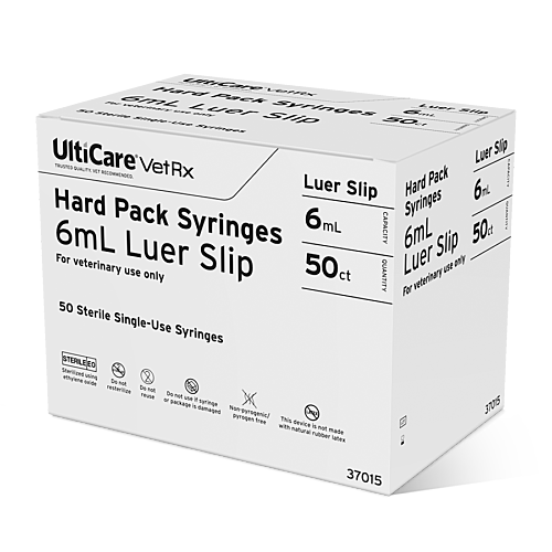UltiCare VetRx Hard Pack 6mL Luer Slip