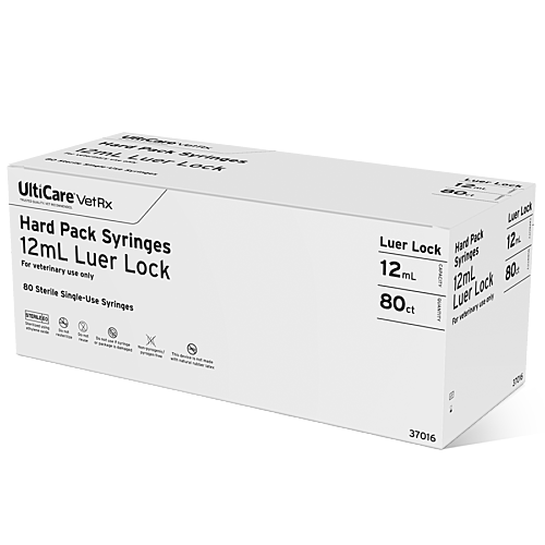 UltiCare VetRx Hard Pack 12mL Luer Lock