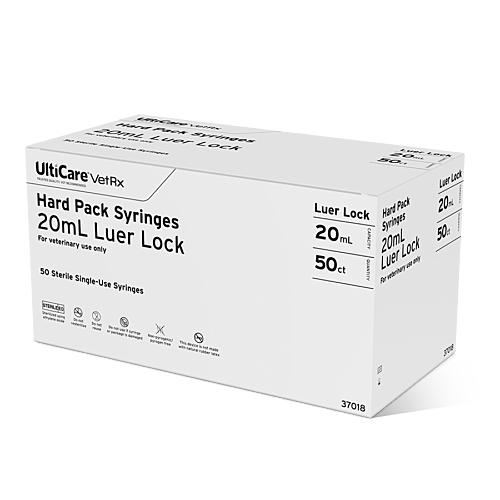 UltiCare VetRx Hard Pack 20mL Luer Lock