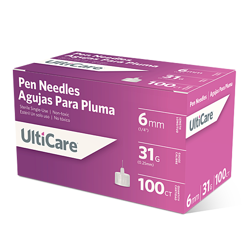 UltiCare Pen Needles 6mm x 31G Mini