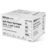 UltiCare VetRx Soft Pack Syringe with Needle 3mL x 25G x 15.9mm (5/8") Luer Lock