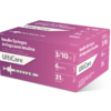 UltiCare U-100 Insulin Syringes 3/10 mL/cc 6mm (1/4") x 31G