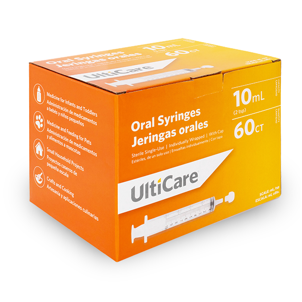 Ulti Care Oral Syringes 10m L