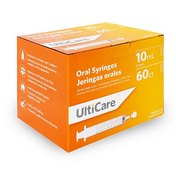 Ulti Care Oral Syringes 10m L