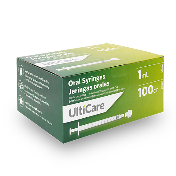 Ulti Care Oral Syringes 1m L