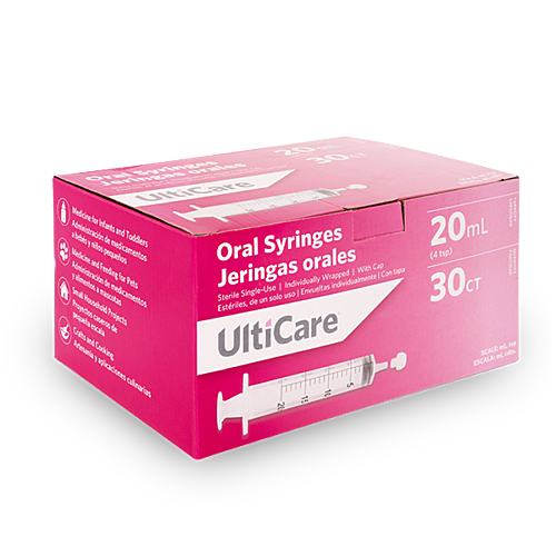 UltiCare Oral Syringes 20mL (4 tsp)