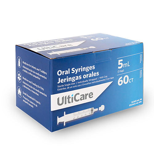UltiCare Oral Syringes 5mL (1 tsp)
